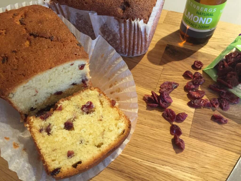 Cranberry and Almond loaves