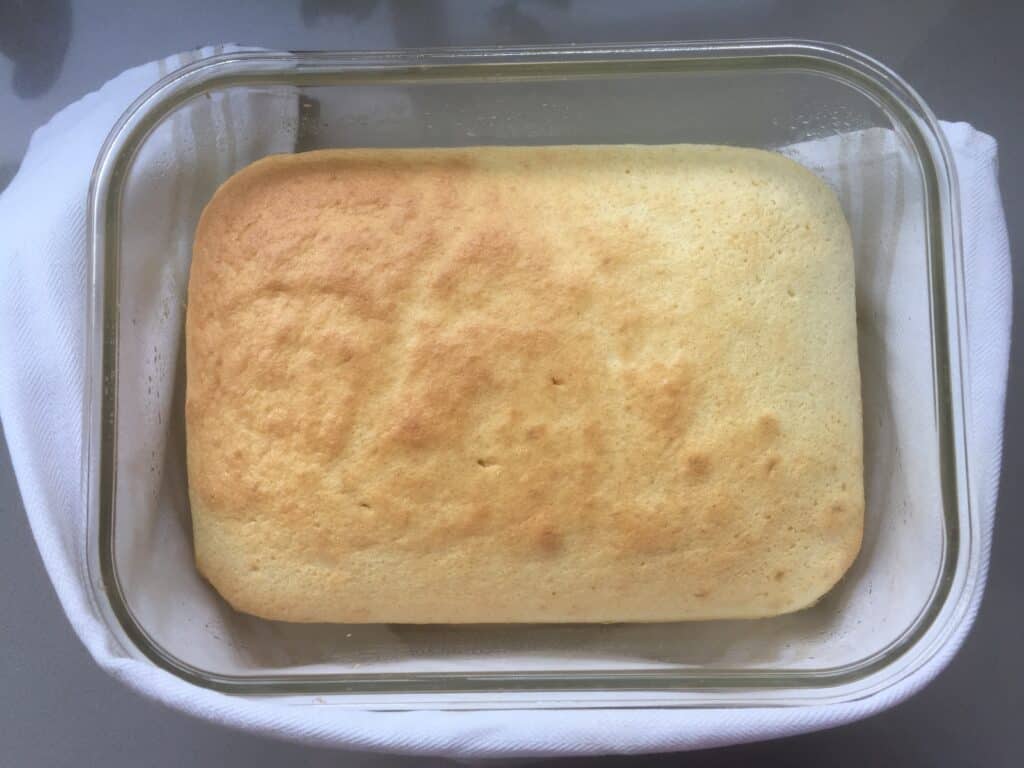 baked sponge
