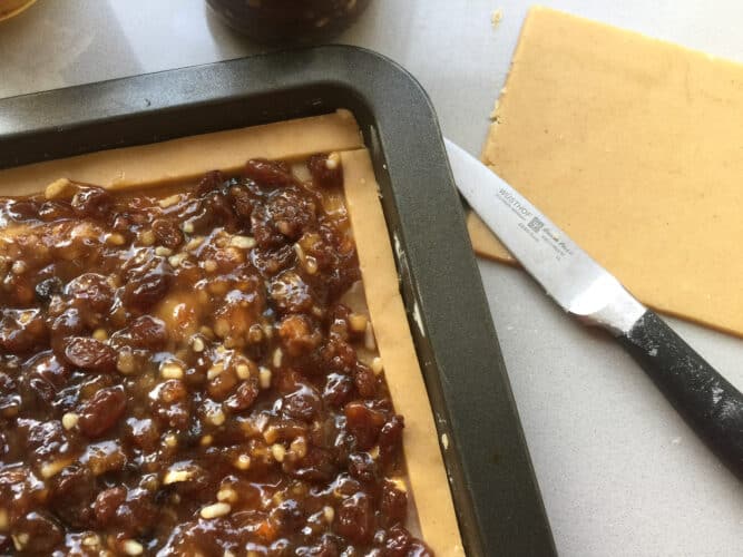 Pastry and mincemeat