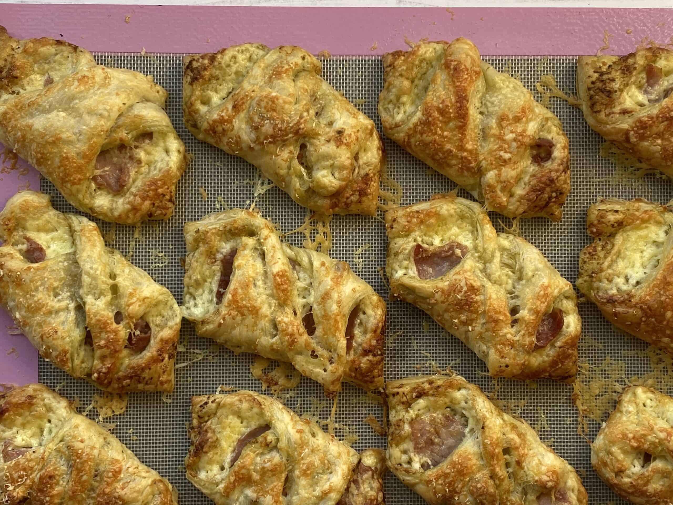 Puff Pastry Cheese and Bacon Wraps Traditional Home Baking