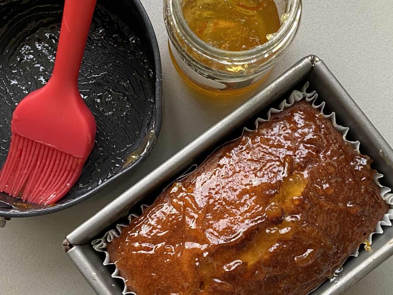 Orange Cake with Marmalade Glaze Traditional Home Baking
