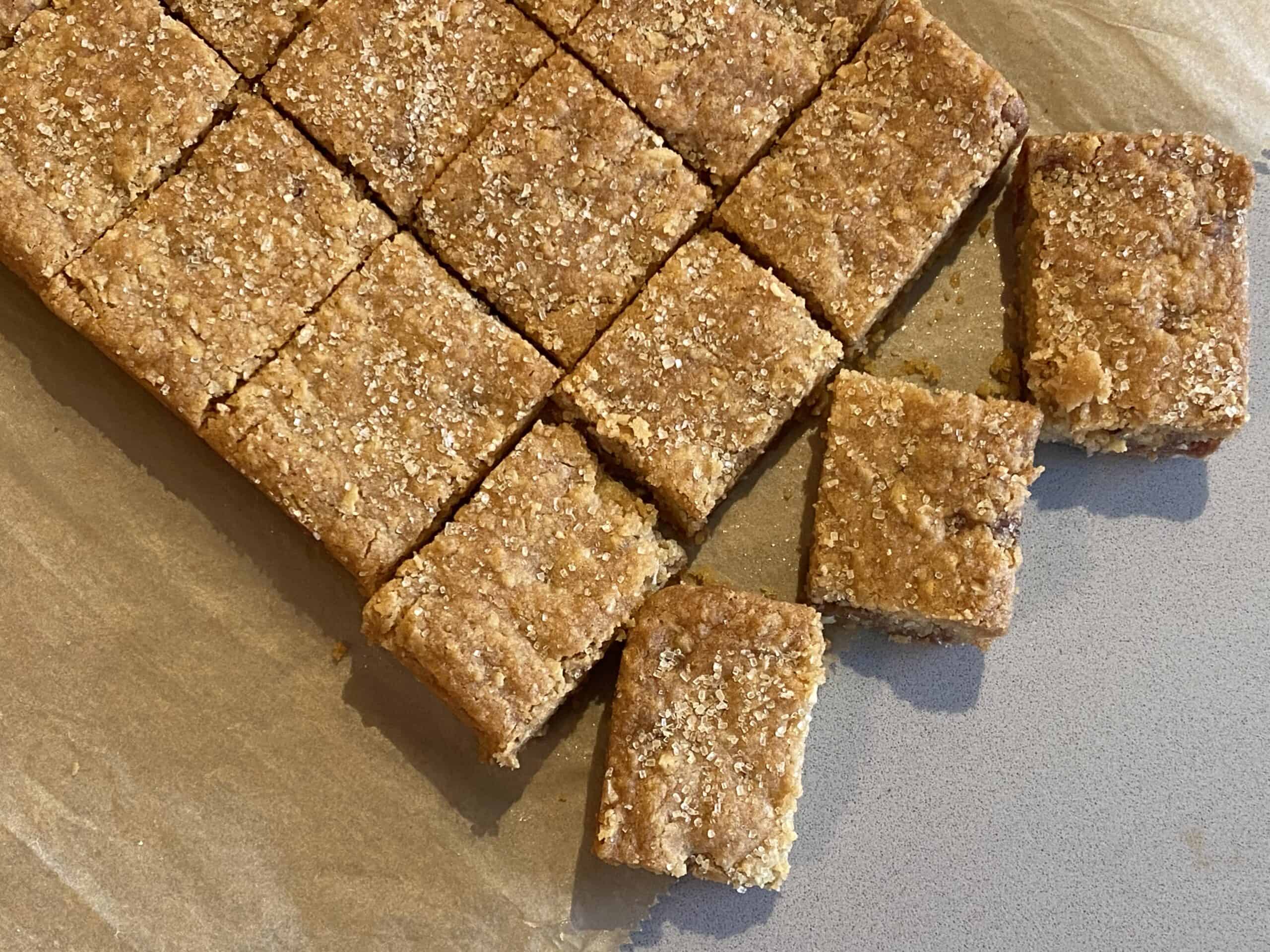 Toffee Fudge & Oat Cookie Bars Traditional Home Baking