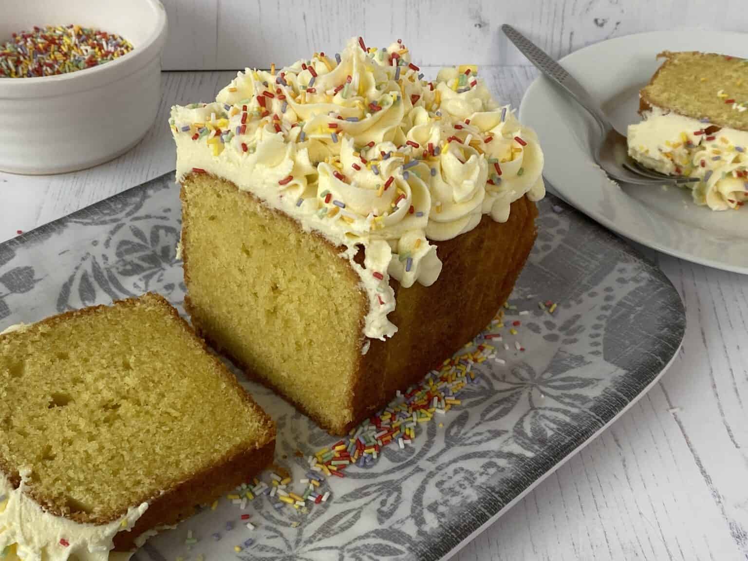 Vanilla Loaf Cake Traditional Home Baking