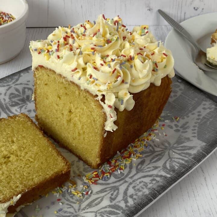 Vanilla Loaf Cake Traditional Home Baking