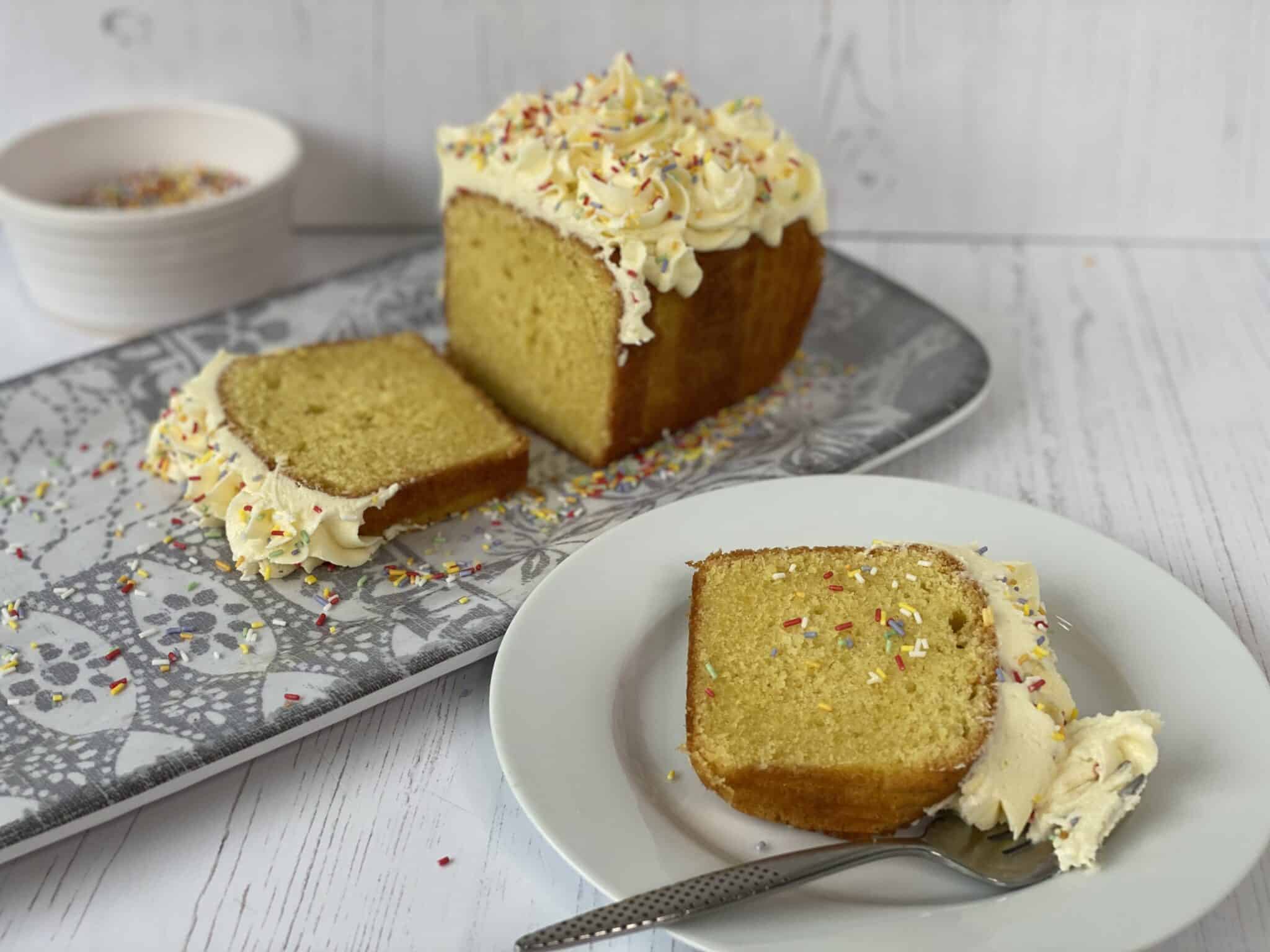 Vanilla Loaf Cake Traditional Home Baking