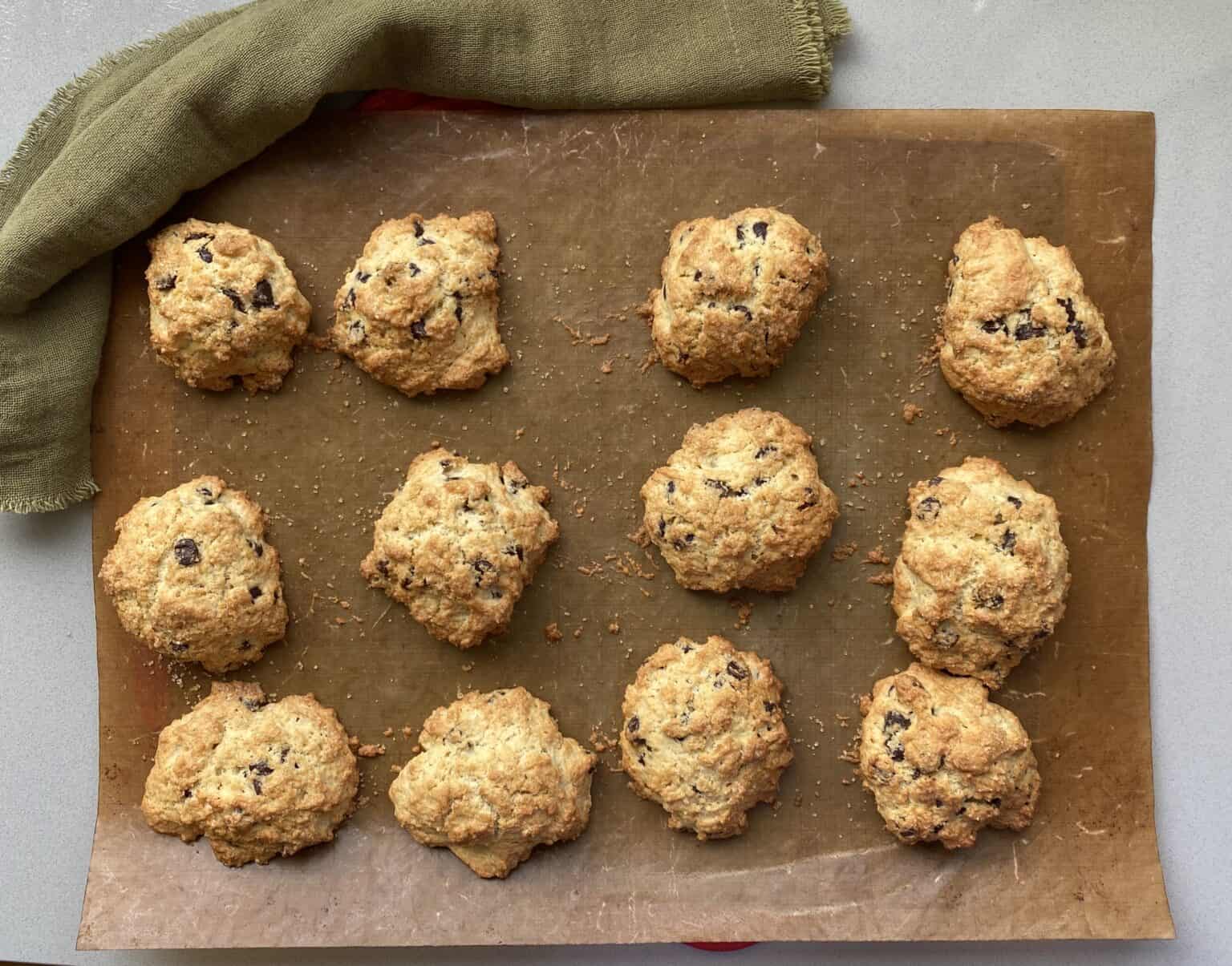 Chocolate Chip Rock Cakes (Rock Buns) Traditional Home Baking