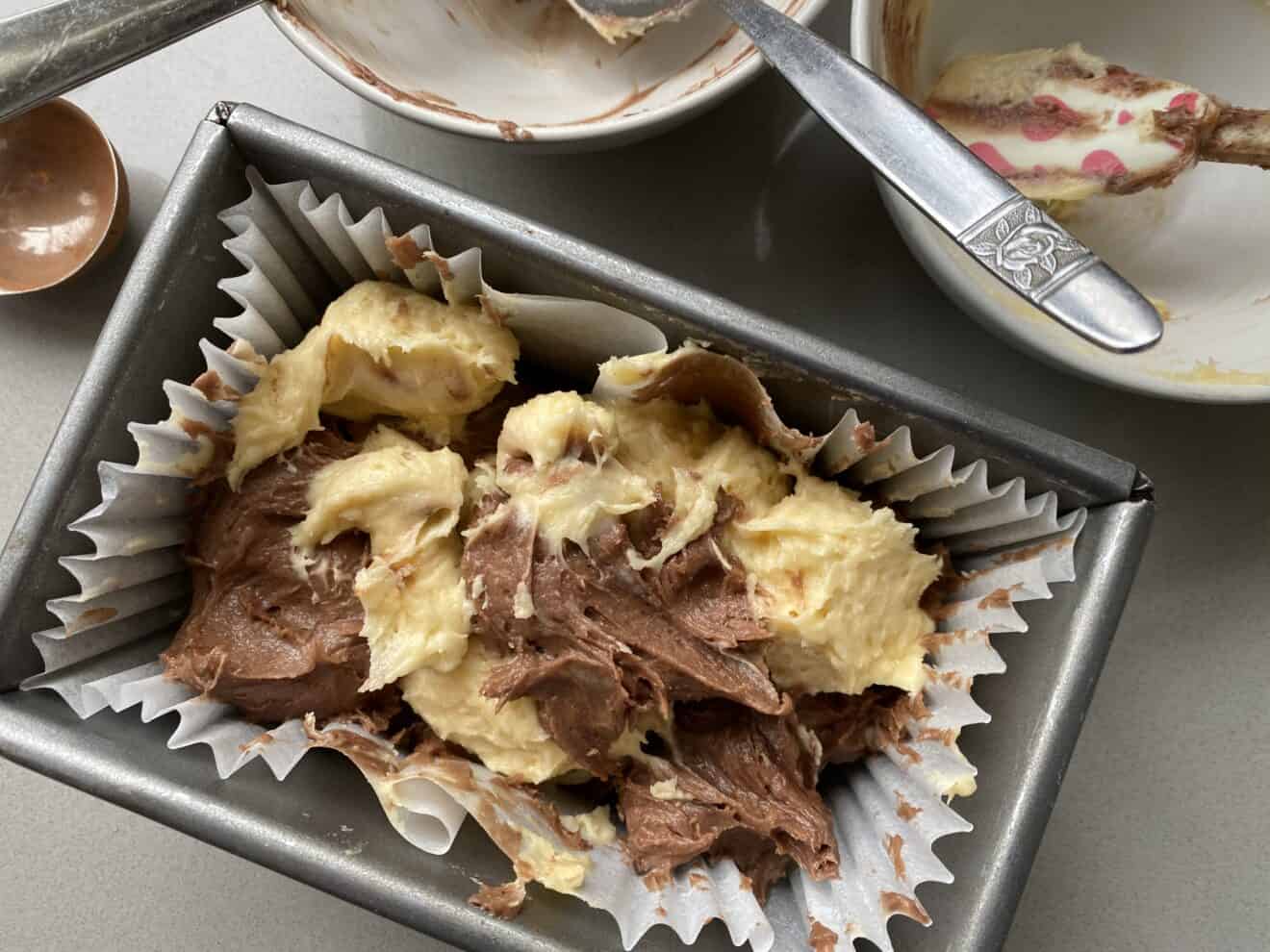 Chocolate and Vanilla Marble Cake - Traditional Home Baking