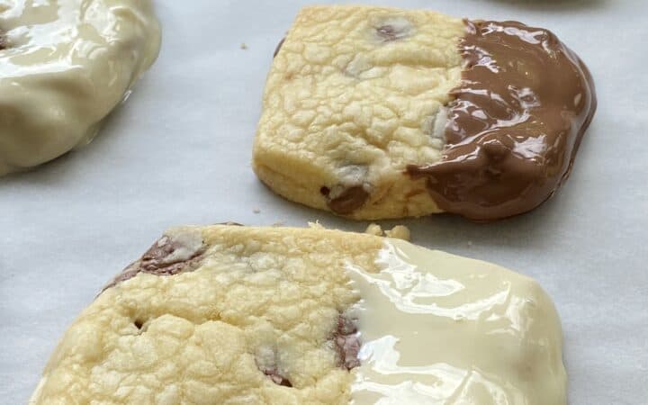 Chocolate covered shortbread