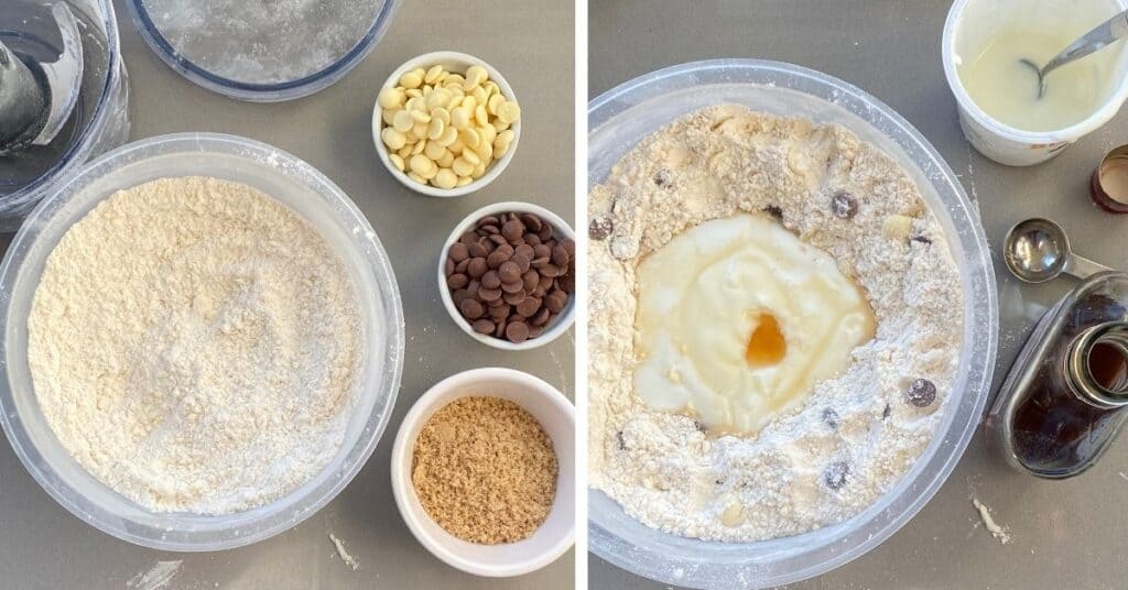 Ingredients for Chocolate Chip Scones